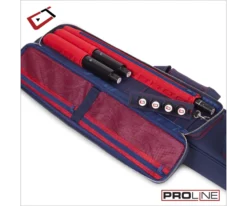 Cuetec 4x8 Navy Pro Line Pool Cue Case -Billiards Sale Shop 23 ct pro line 4x8 navy 95 755 main pocket