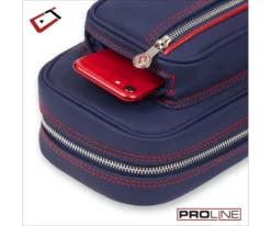 Cuetec 4x8 Navy Pro Line Pool Cue Case -Billiards Sale Shop 23 ct pro line 4x8 navy 95 755 mobile pocket