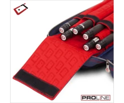 Cuetec 4x8 Navy Pro Line Pool Cue Case -Billiards Sale Shop 23 ct pro line 4x8 navy 95 755 paded interior