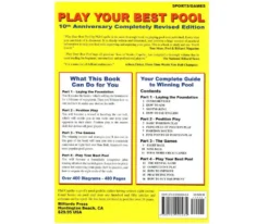 Play Your Best Pool -Billiards Sale Shop bkpybp backcover
