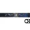 Eight Ball Mafia EBMC22J Blue Octopus 2 Butt 2 Shaft Hard Case