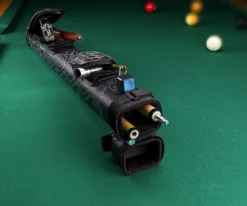 Eight Ball Mafia EBMC23A Skulls Bones & Money 2 Butt 3 Shaft Hard Case -Billiards Sale Shop ebmc23a 01 1