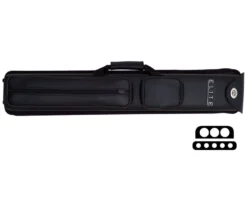 Elite Nexus 3 Butt 5 Shaft Hard Case -Billiards Sale Shop ecn35 black cat 1