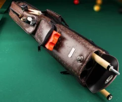 Elite Nexus 3 Butt 5 Shaft Hard Case -Billiards Sale Shop ecn35 brown 01 1