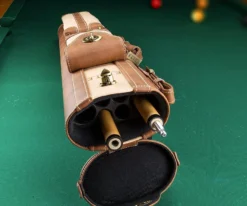 Elite 2x4 Vintage Cue Case Black -Billiards Sale Shop ecv24 chestnut 02 1