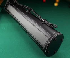 Elite 3x7 Vintage Cue Case Black -Billiards Sale Shop ecv37 grey 03 2