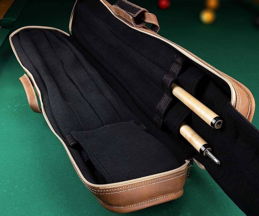 Elite 4x8 Vintage Vinyl Soft Cue Case Black 6 Elite 4x8 Vintage Vinyl Soft Cue Case Black - Image 6