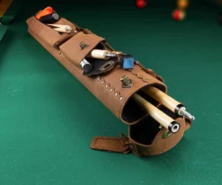 Instroke Buffalo 2 Butt 3 Shaft Leather Case -Billiards Sale Shop isb23 01 1