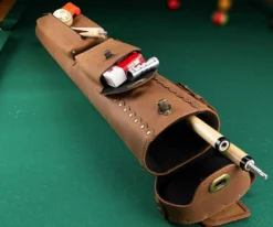 Instroke Buffalo 3 Butt 5 Shaft Leather Case -Billiards Sale Shop isb35 01 1