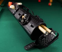 Instroke Southwest 3 Butt 5 Shaft Leather Case -Billiards Sale Shop issw35 black 01