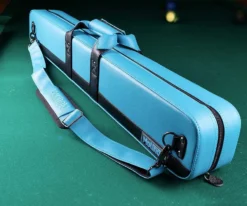 Molinari 2 Butt 4 Shaft Black/Cyan Hybrid Cue Case -Billiards Sale Shop mlcf24 04 3