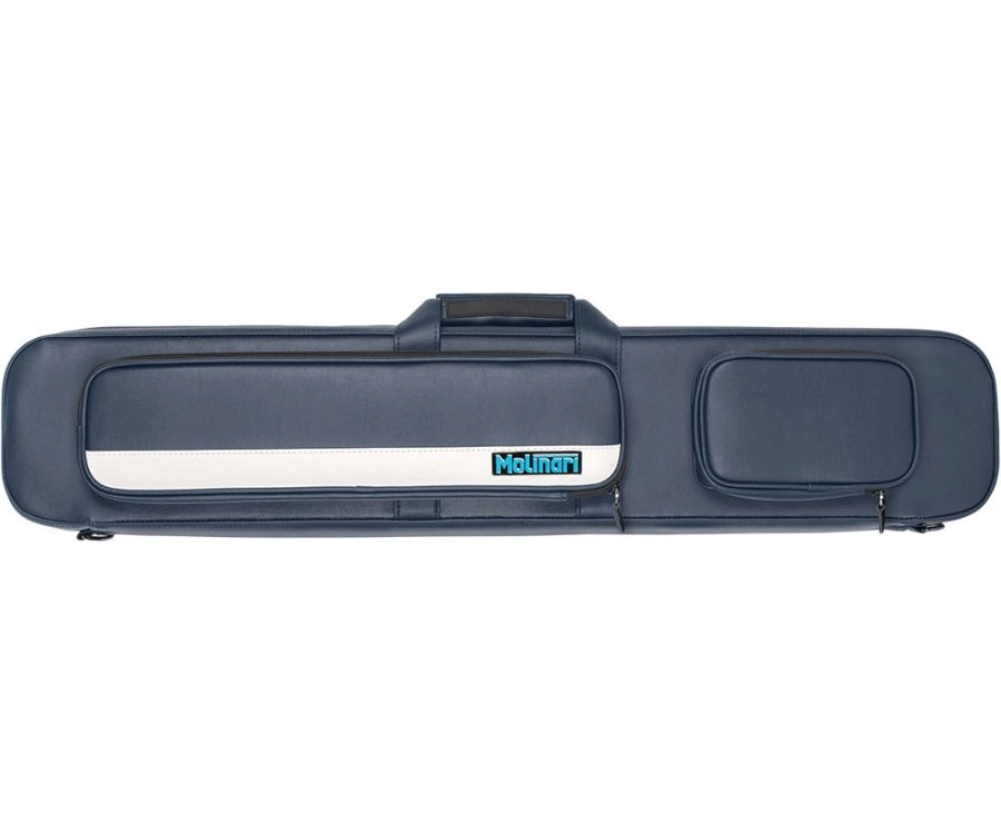 Molinari 3 Butt 6 Shaft Navy Flat Cue Case 1 Molinari 3 Butt 6 Shaft Navy Flat Cue Case