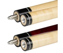 Economy Two-Piece Pool Cue Bundle (4 House Cues Set) -Billiards Sale Shop pdeco joints