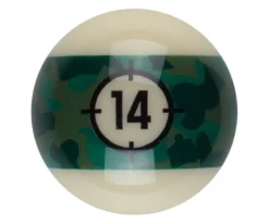 Aramith Camo Single Replacement Balls -Billiards Sale Shop rbcam 14ball 01
