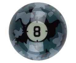Aramith Camo Single Replacement Balls -Billiards Sale Shop rbcam 8ball 01