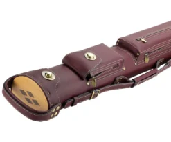 Tango Zorzal Burgundy 3 Butt 6 Shaft Hard Case -Billiards Sale Shop tazm36 burgundy 03