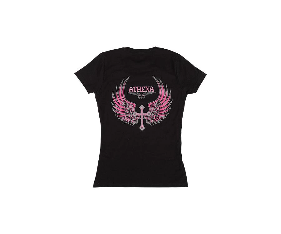Athena Logo Black T-Shirt 3 Athena Logo Black T-Shirt - Image 3
